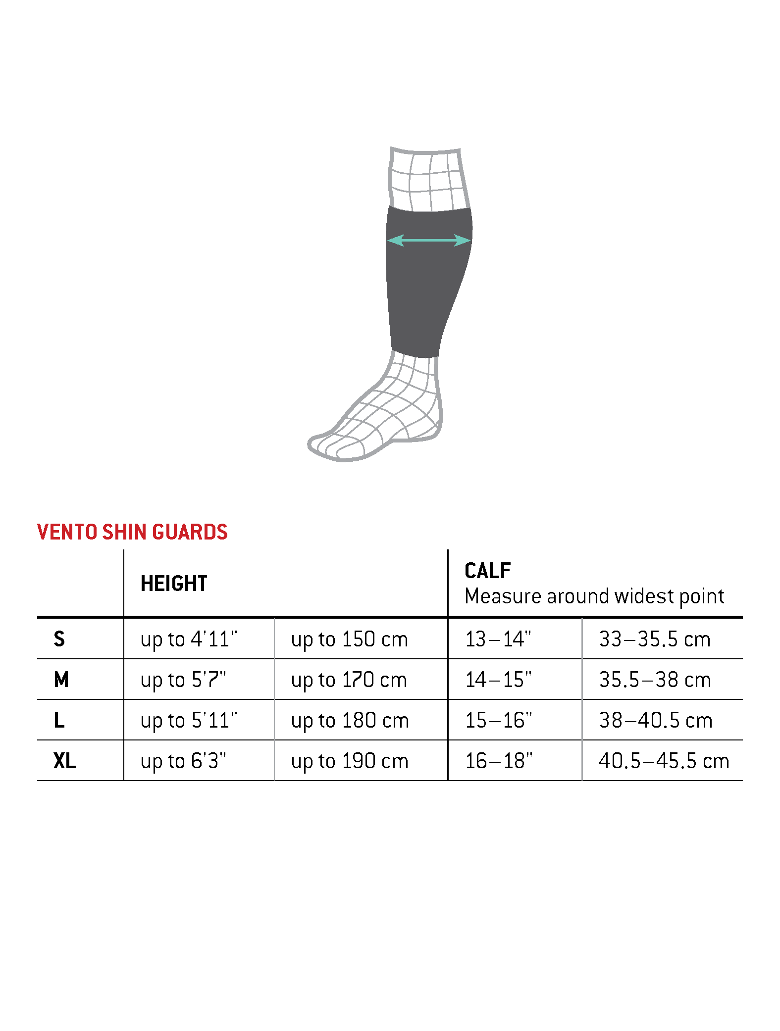 Strrelser leggskinn